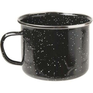 CAMPING OUTDOOR EQUIPMENT Enamel Stainless Steel Camping Mug - 16 oz. New